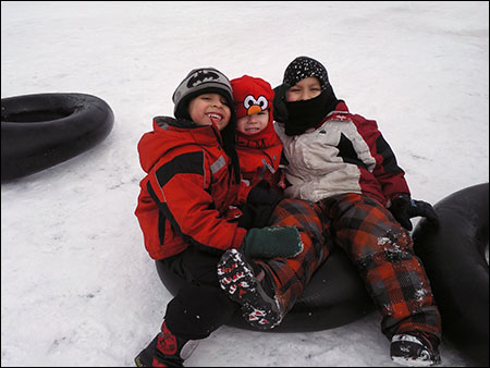 Snow Tubing at Eko Backen