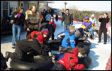 Snowtubing at Eko Backen near Scandia MN